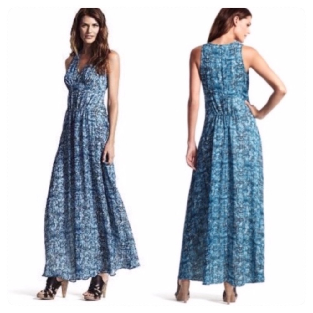 Derek Lam for Design Nation, blue maxi dress